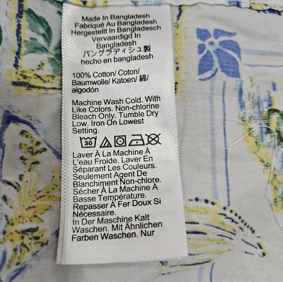 NWT J.Crew Coastal Fruit Lemon Print Pajama Top Size M - Picture 5 of 6